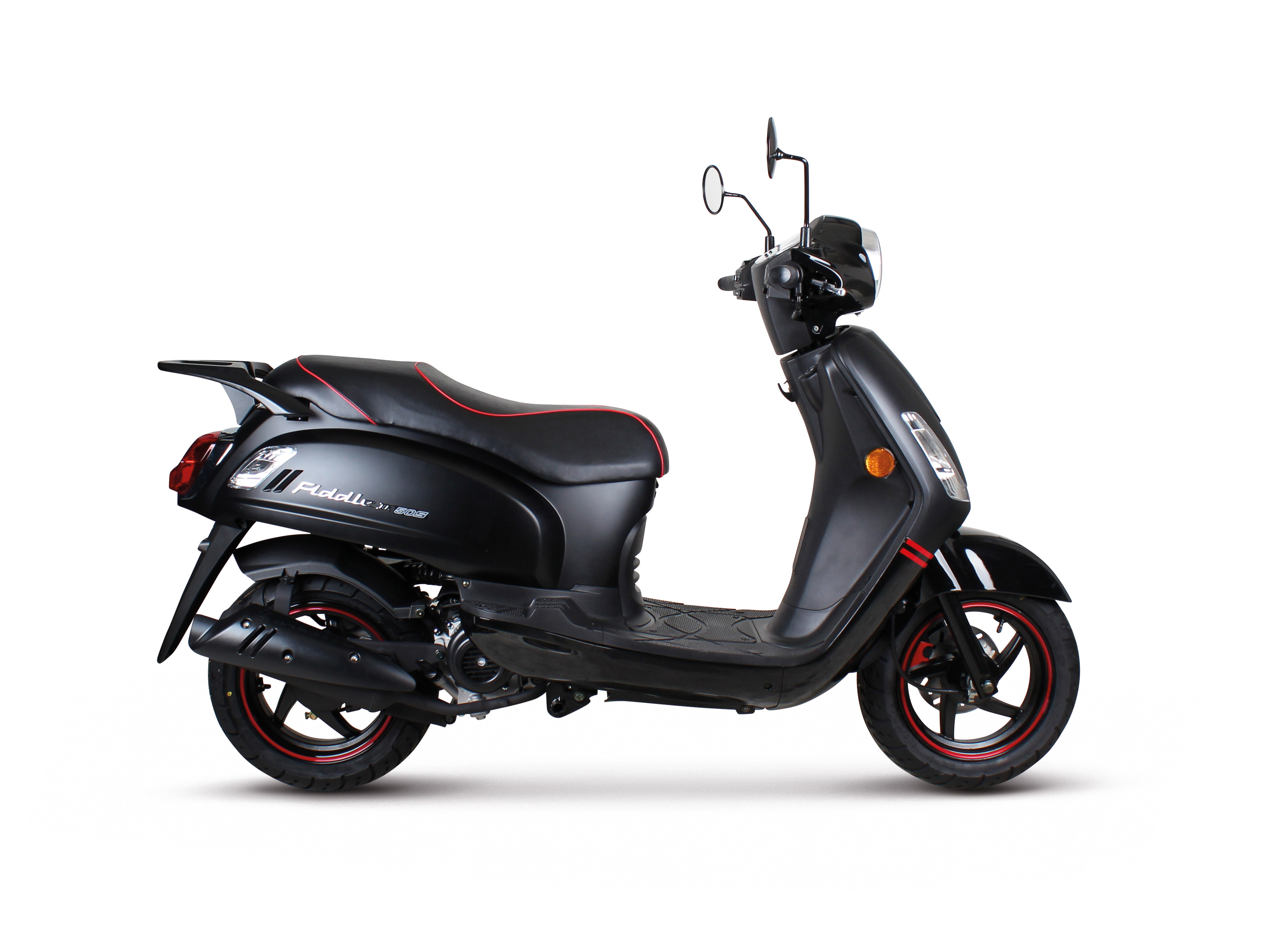 Sym Fiddle 2 Mat Zwart scooter kopen bij Central Scooters