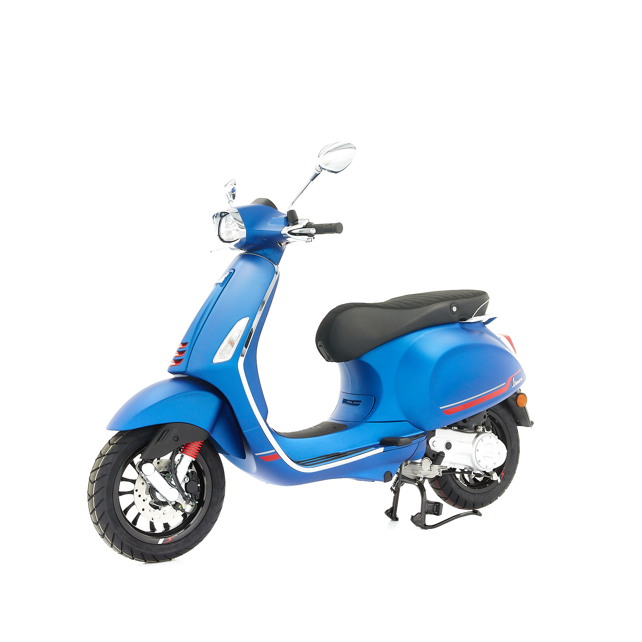 Vespa Sprint Sport Blu Vivace Matt Zakelijk Leasen Bij Central Scooters