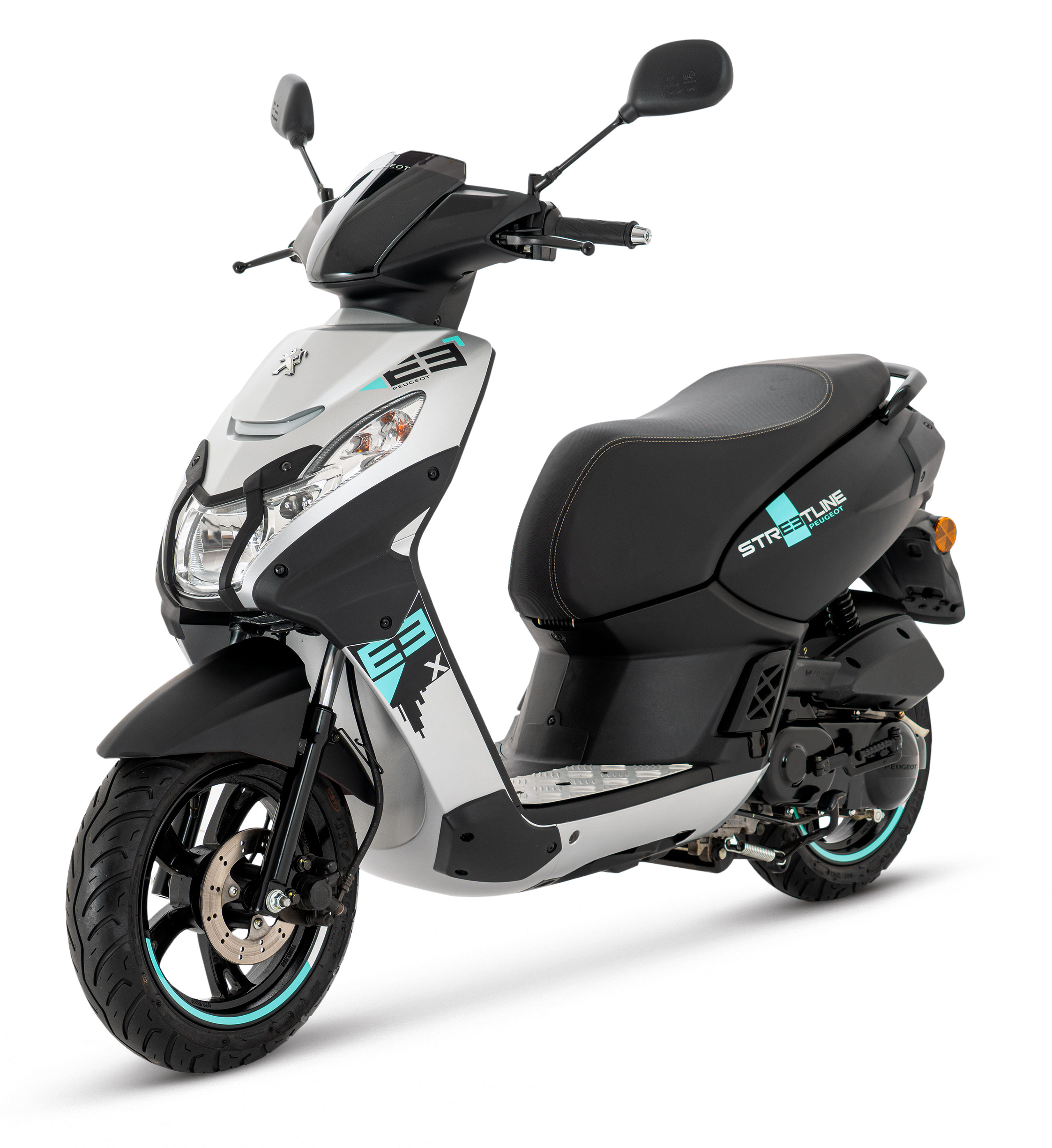 Peugeot Kisbee Streetline Satin Flash Silver zakelijk leasen bij Central  Scooters