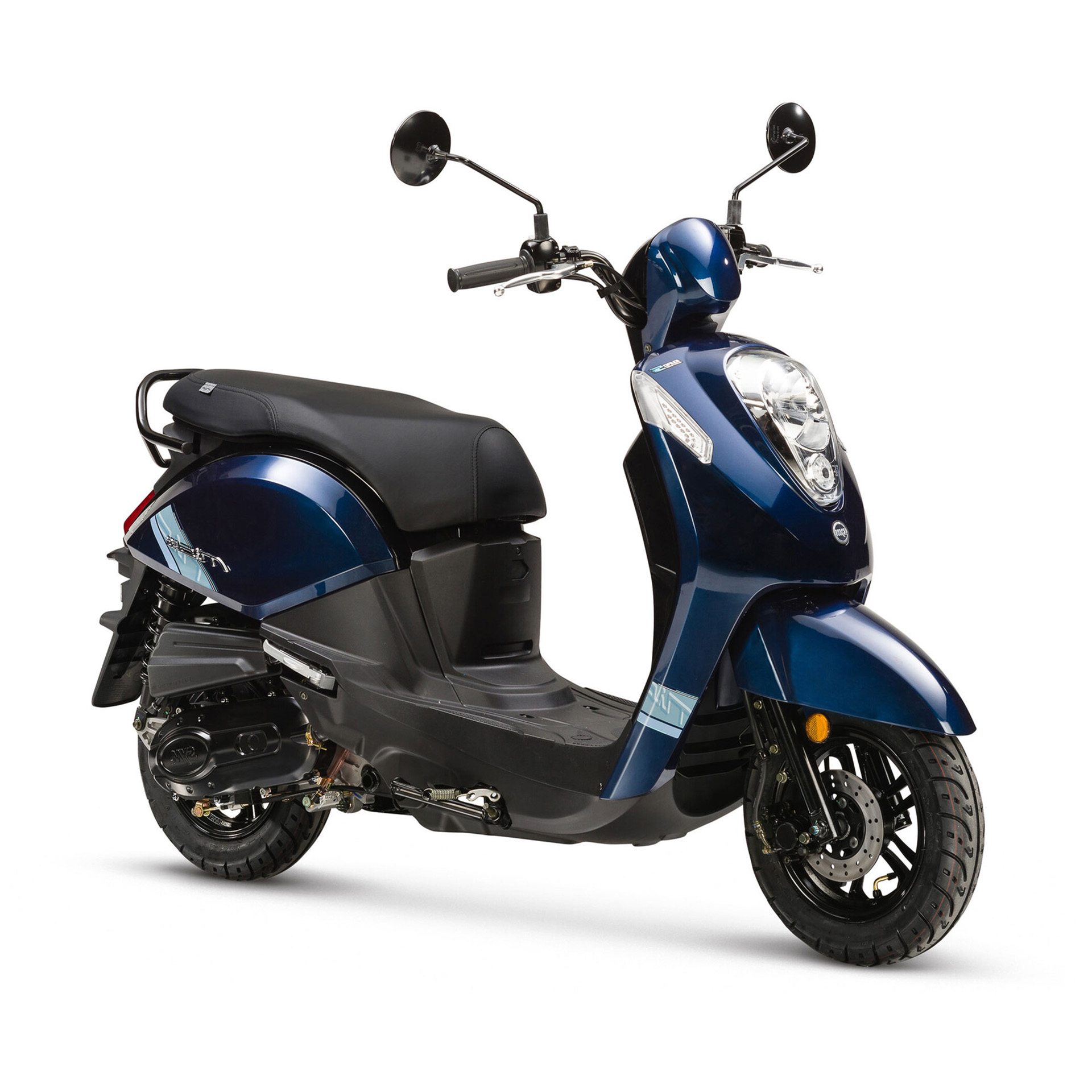 Steen hart Conciërge Sym Mio 50i Blauw scooter kopen bij Central Scooters