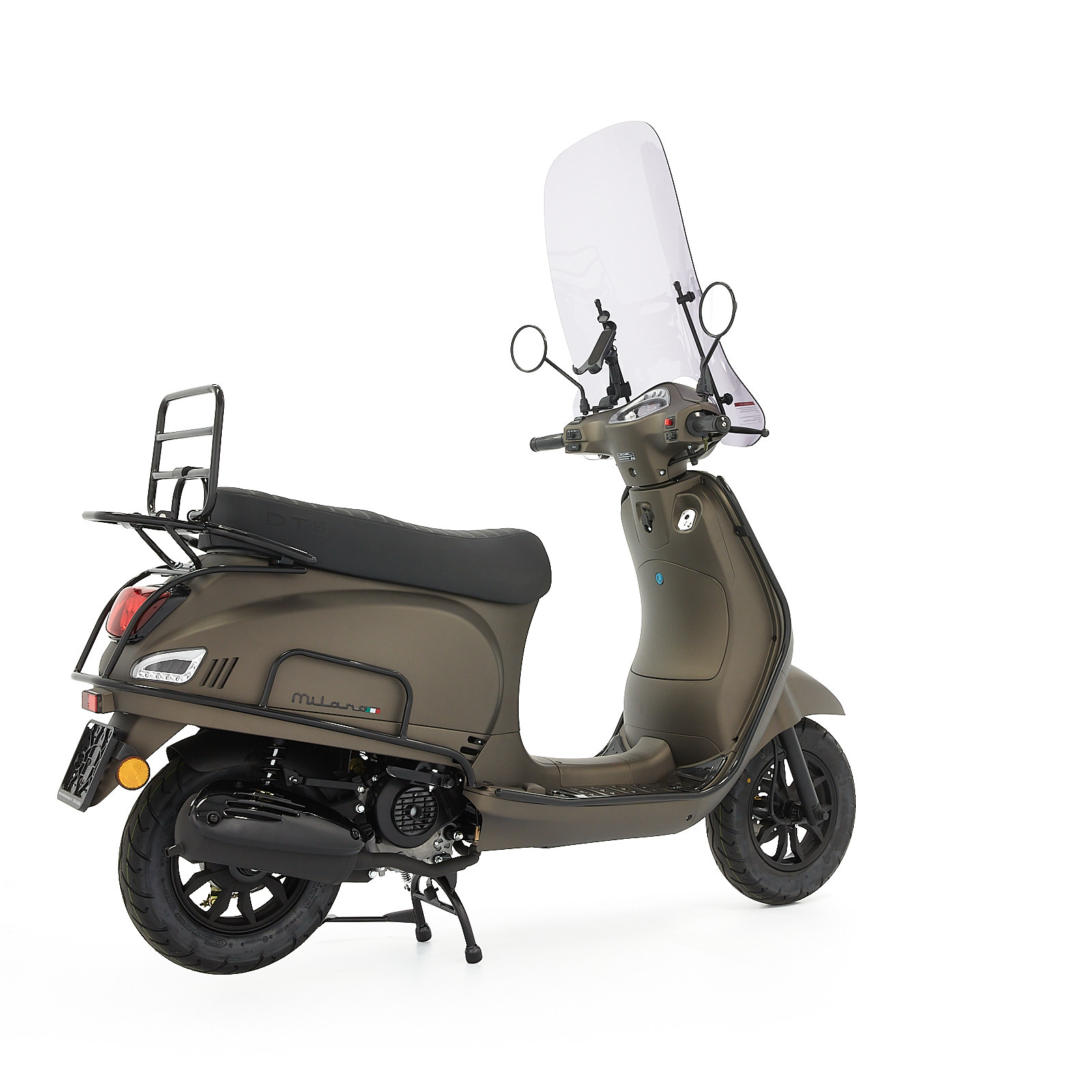 Rusteloos zuigen druiven DTS Milano limited Mat titanium scooter kopen bij Central Scooters