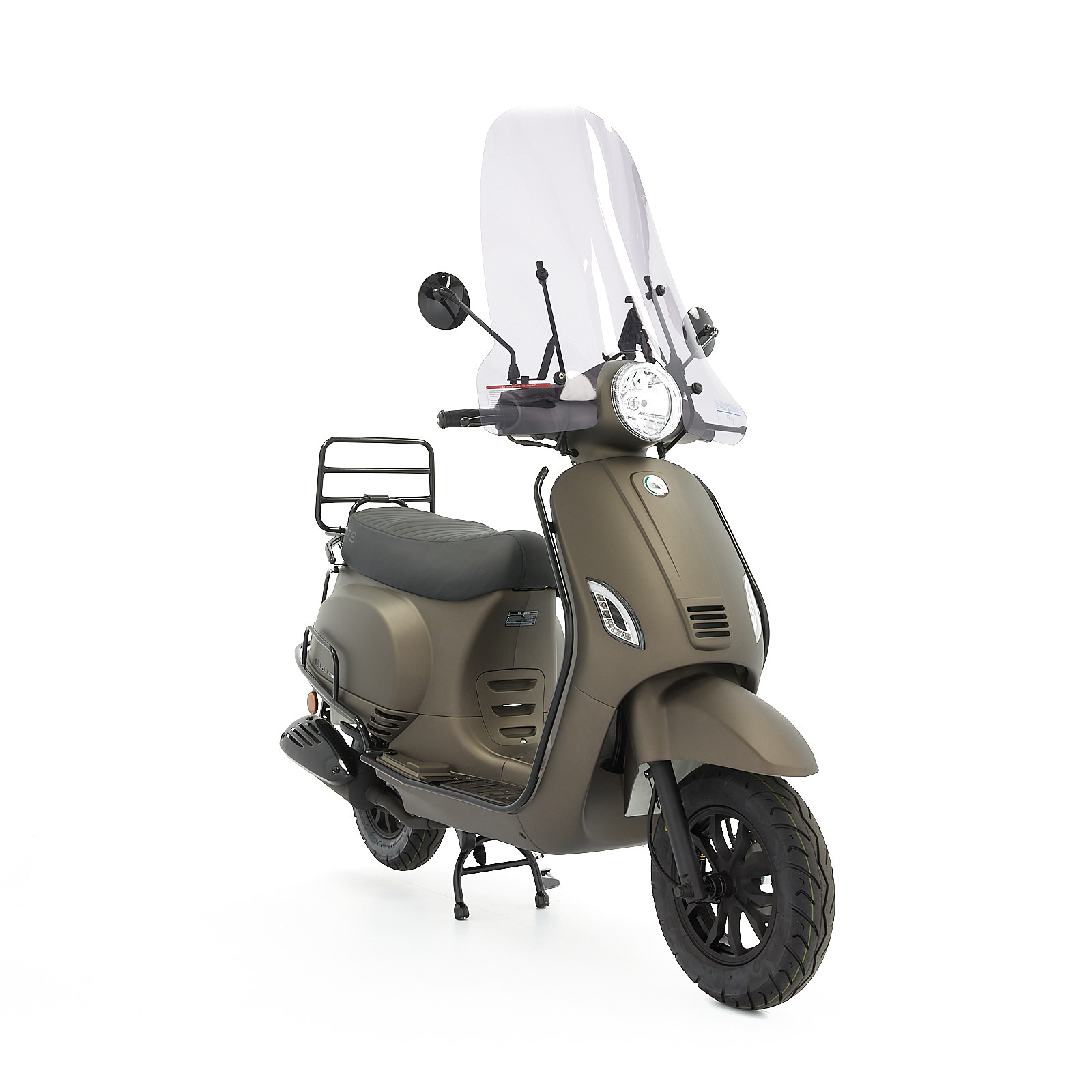 Rusteloos zuigen druiven DTS Milano limited Mat titanium scooter kopen bij Central Scooters