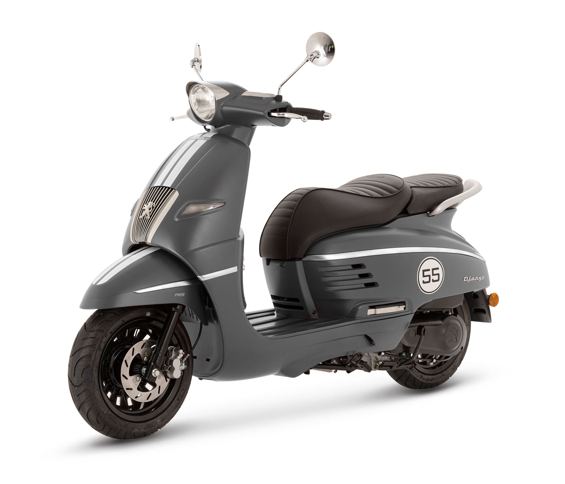 Peugeot Django Mat Grijs scooter kopen bij Central Scooters