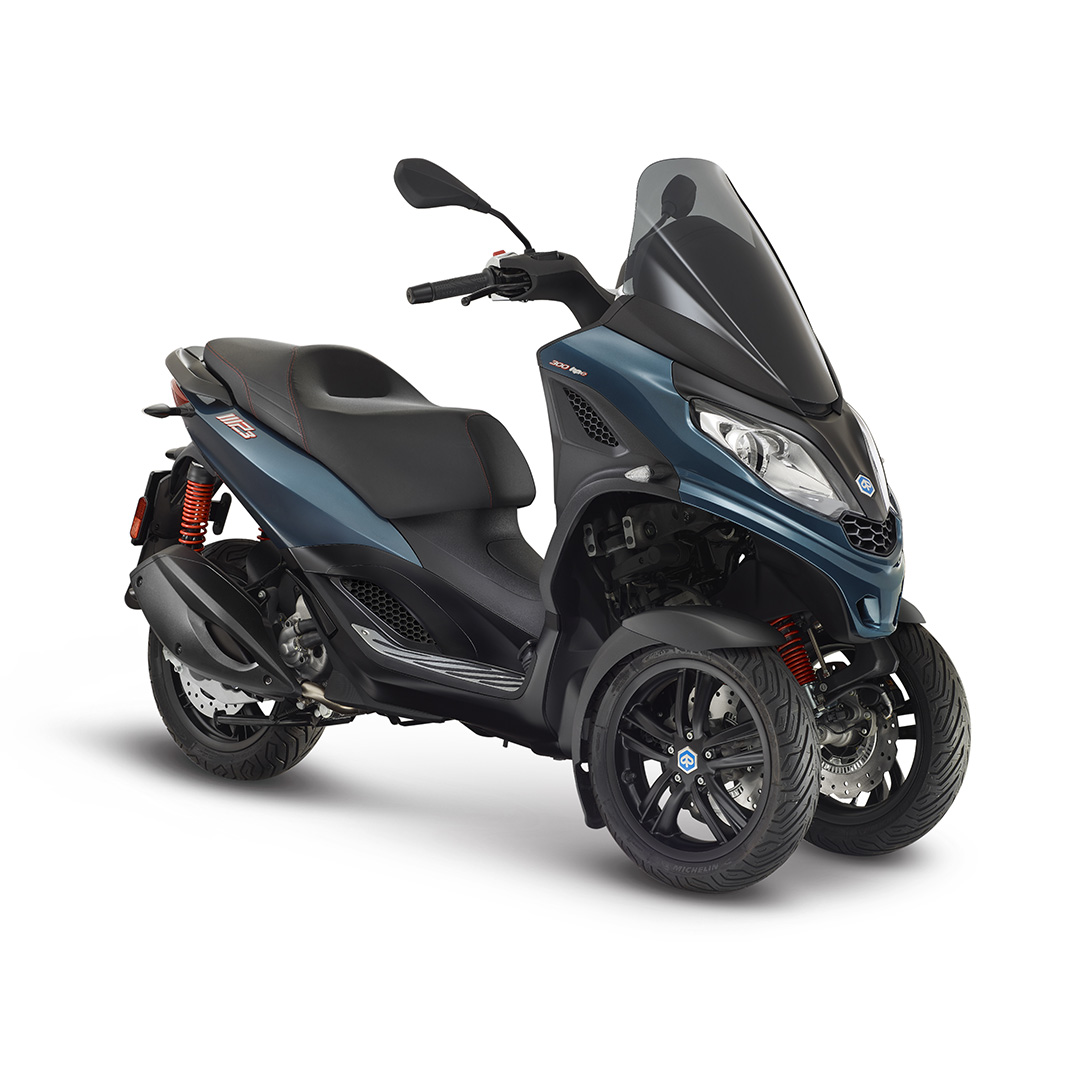 Piaggio MP3 300 HPE Sport Blu Oxygen zakelijk leasen bij Central Scooters