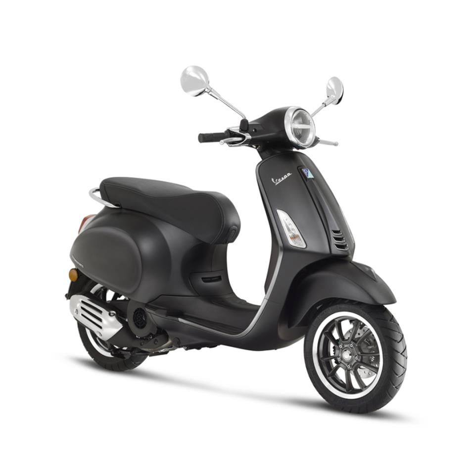 Vespa Primavera Sport Euro 5 Mat Zwart 