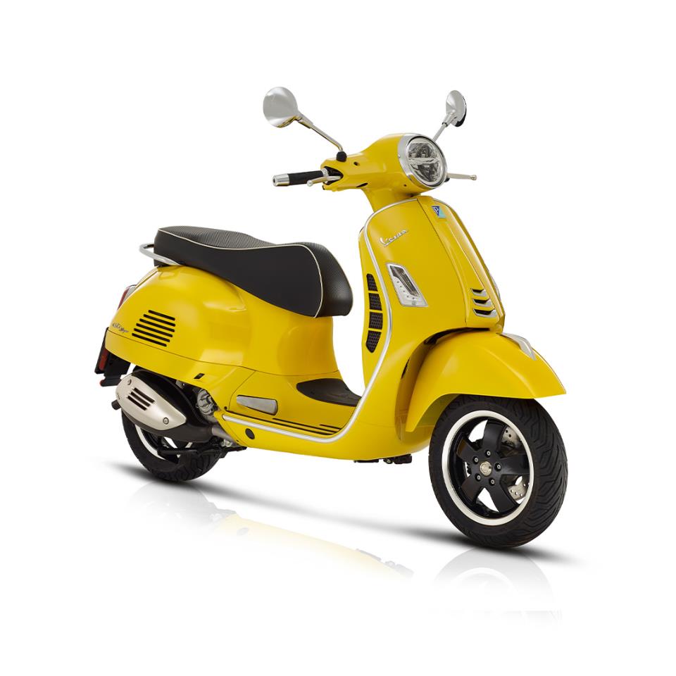 Vespa GTS 125 Super Euro 5 Glans Geel 