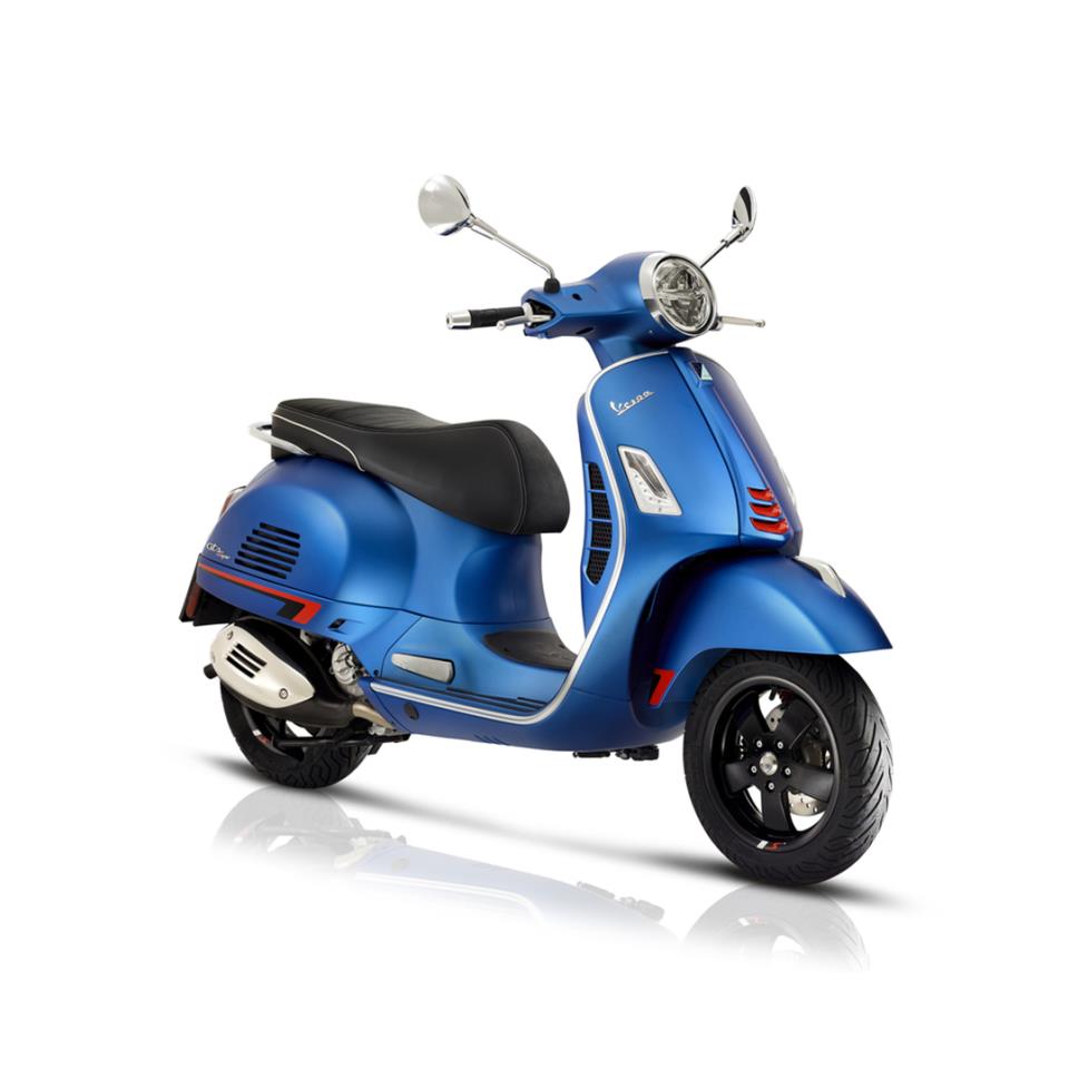 Vespa GTS 300 Super Sport Euro 5 mat blauw 