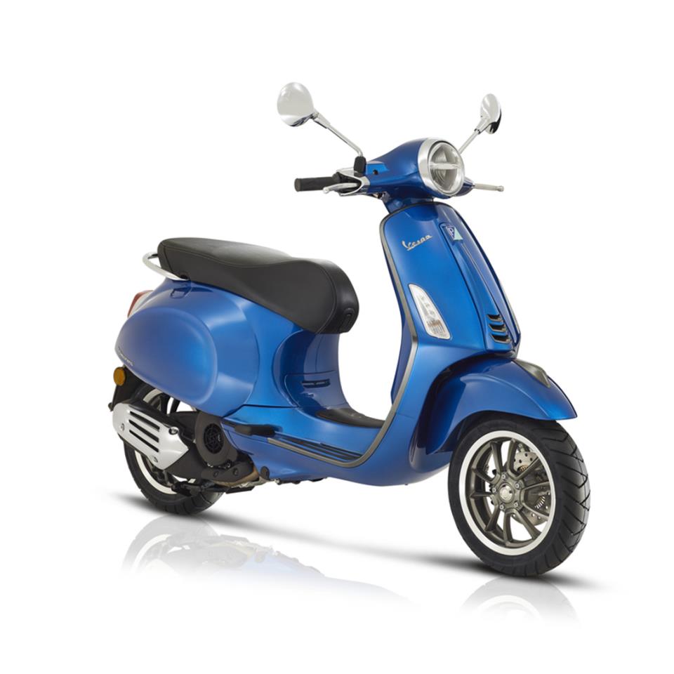 Vespa Primavera Sport Euro 5 Glans Blauw 