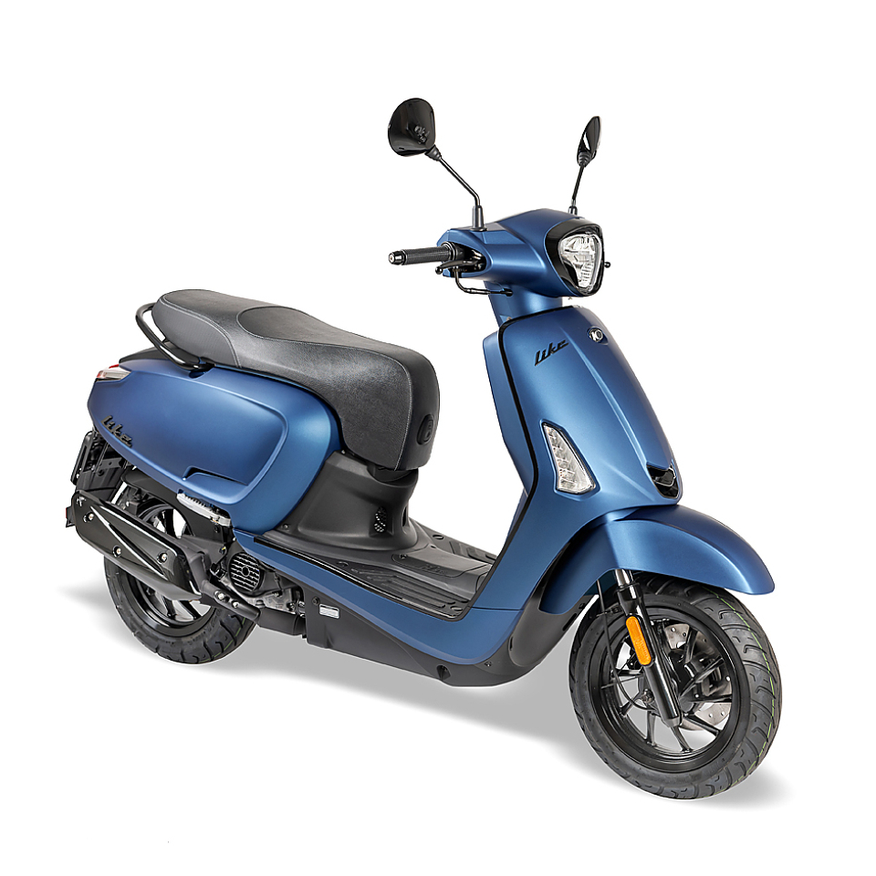 Kymco New Like 50 special edition mat blauw 