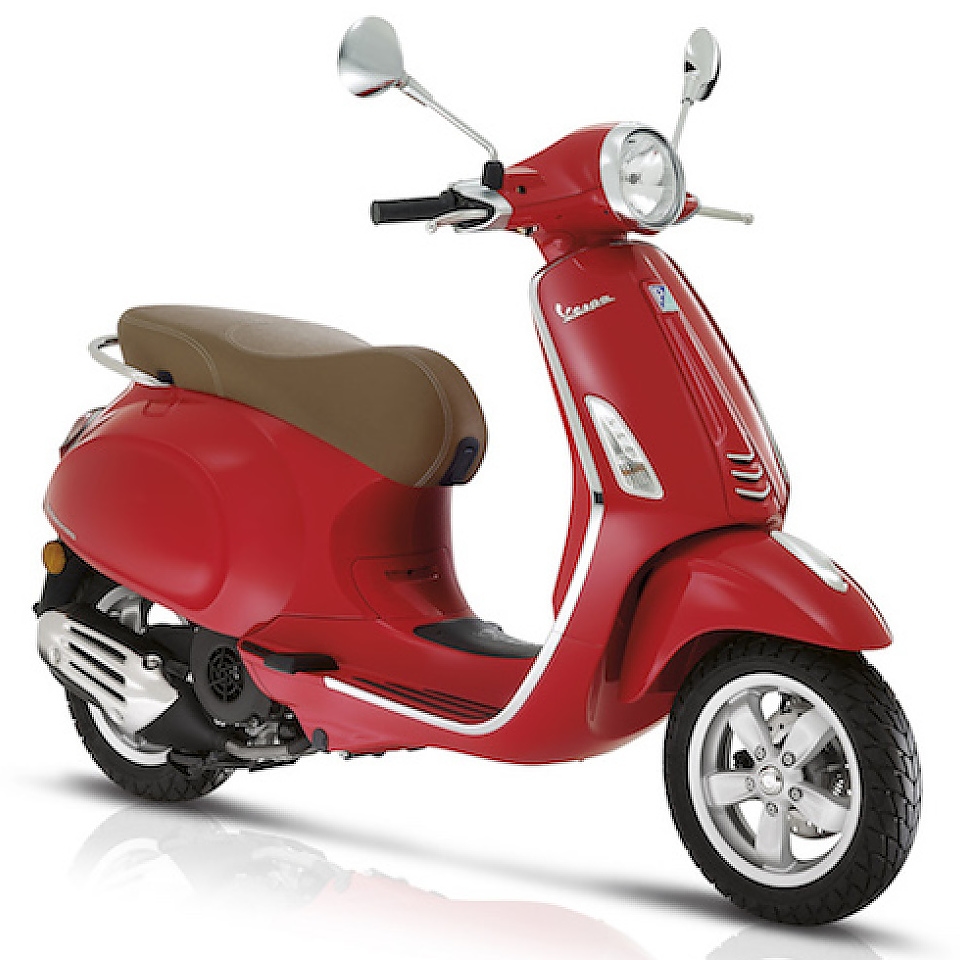 Vespa Primavera euro 4 Rood 