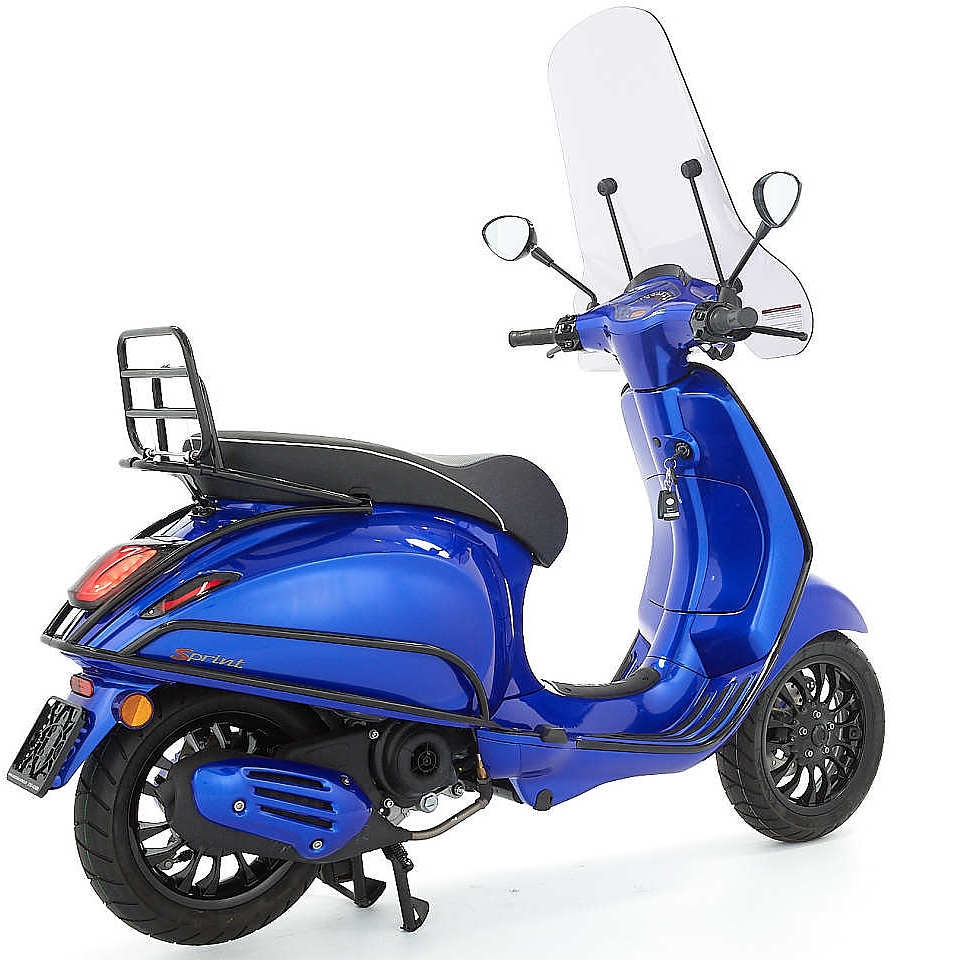 Vespa Sprint Custom Special Blue scooter kopen bij Central Scooters