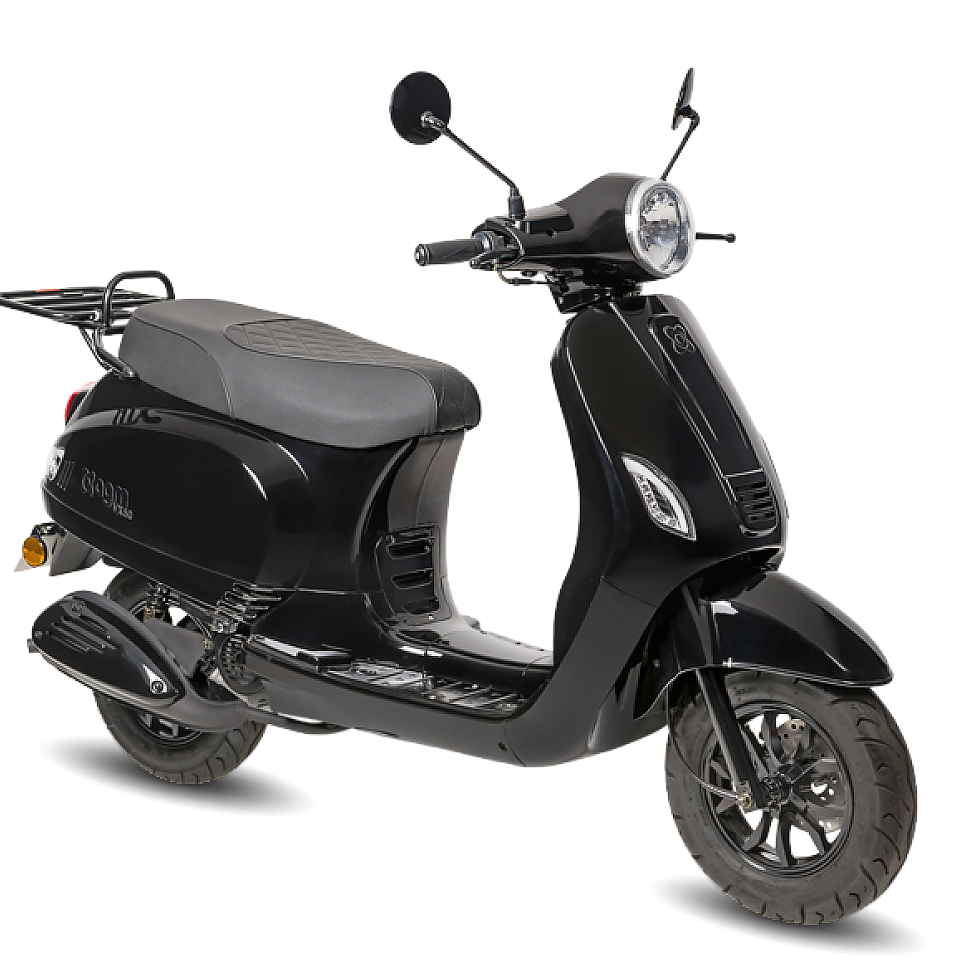 AGM VX50 Euro 5 EFI Glans Zwart 