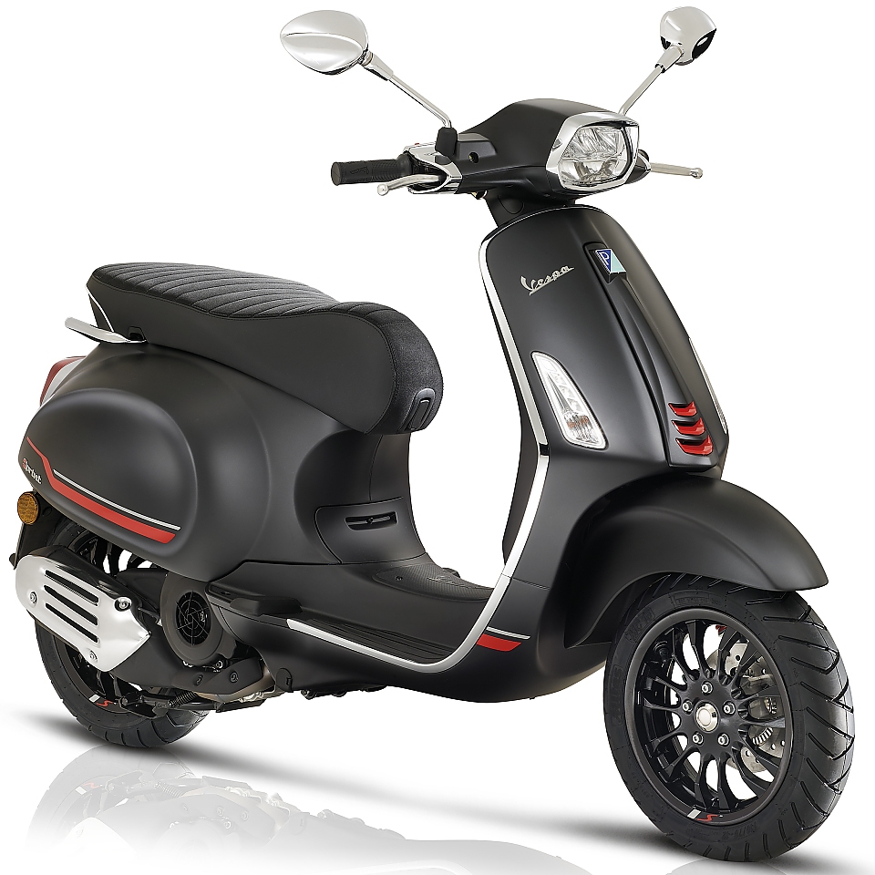 Vespa Sprint Notte Euro 5 mat zwart 