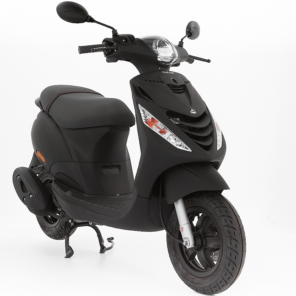 Piaggio zip SP mat zwart 